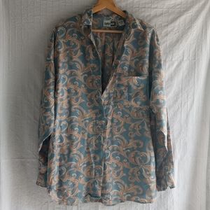 Vintage Krazy Kat Paisley Print Tunic Tops